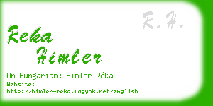 reka himler business card